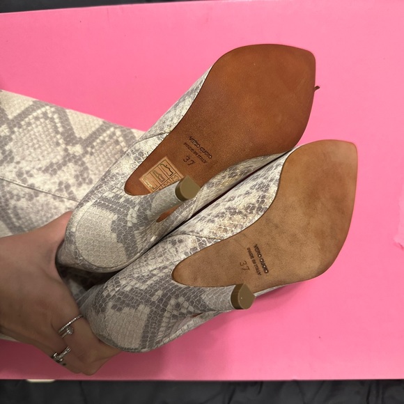 Paris Texas midi snake print nubuck boots 37 - Picture 4 of 8